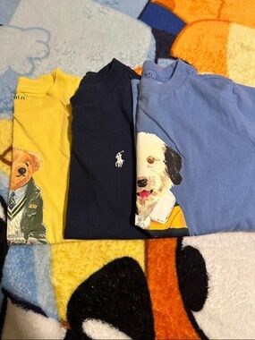 Polo by Ralph Lauren Yellow Polo Bear Graphic Tee
